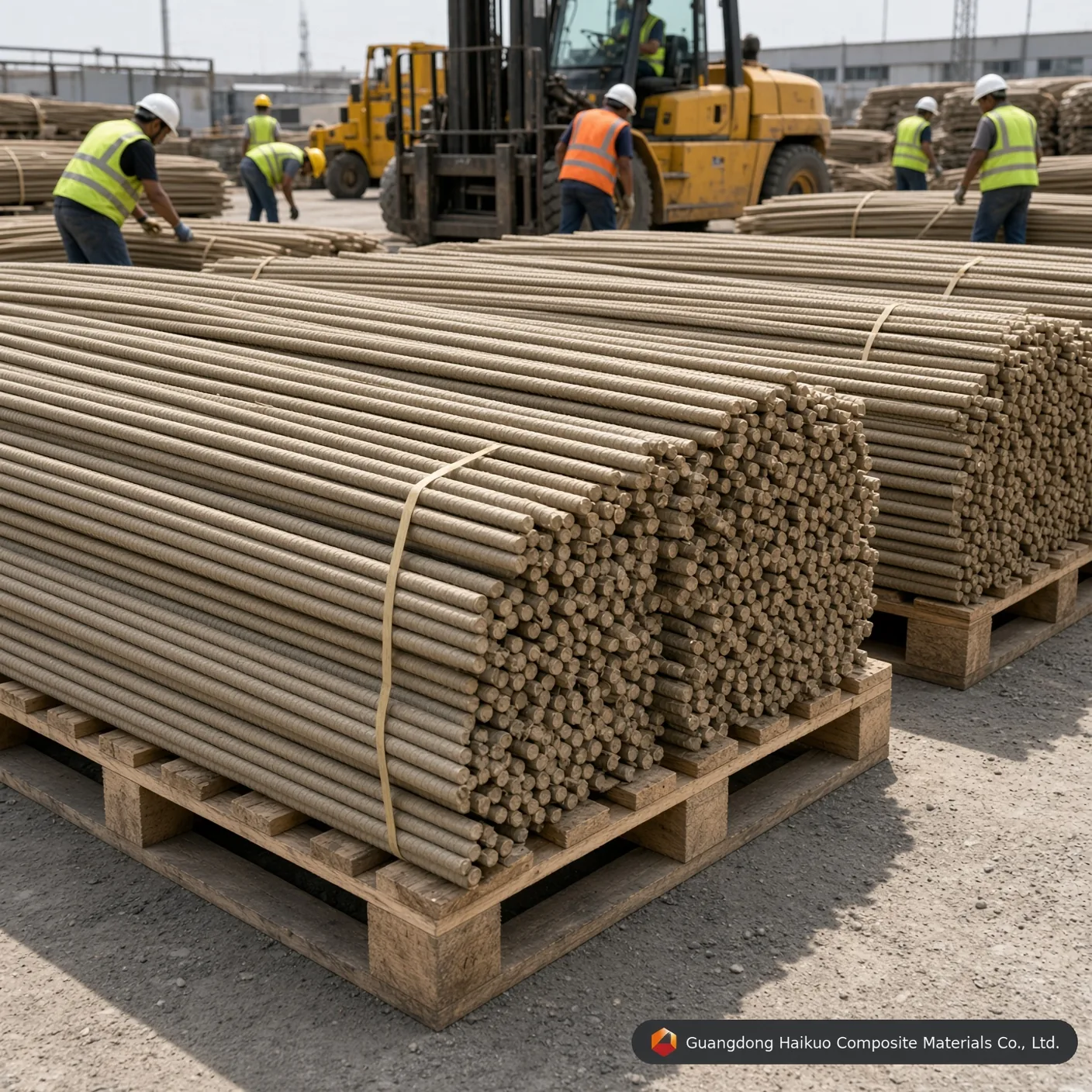 Barras de refuerzo de GFRP