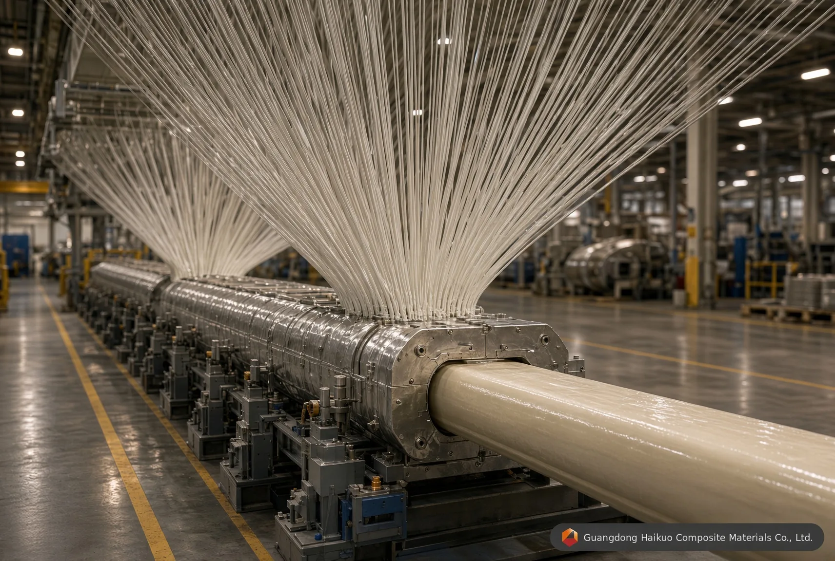 Aplicaciones industriales de los productos de pultrusión de PRFV en construcción, puentes, energía solar, energía eólica, sector marino y plantas químicas