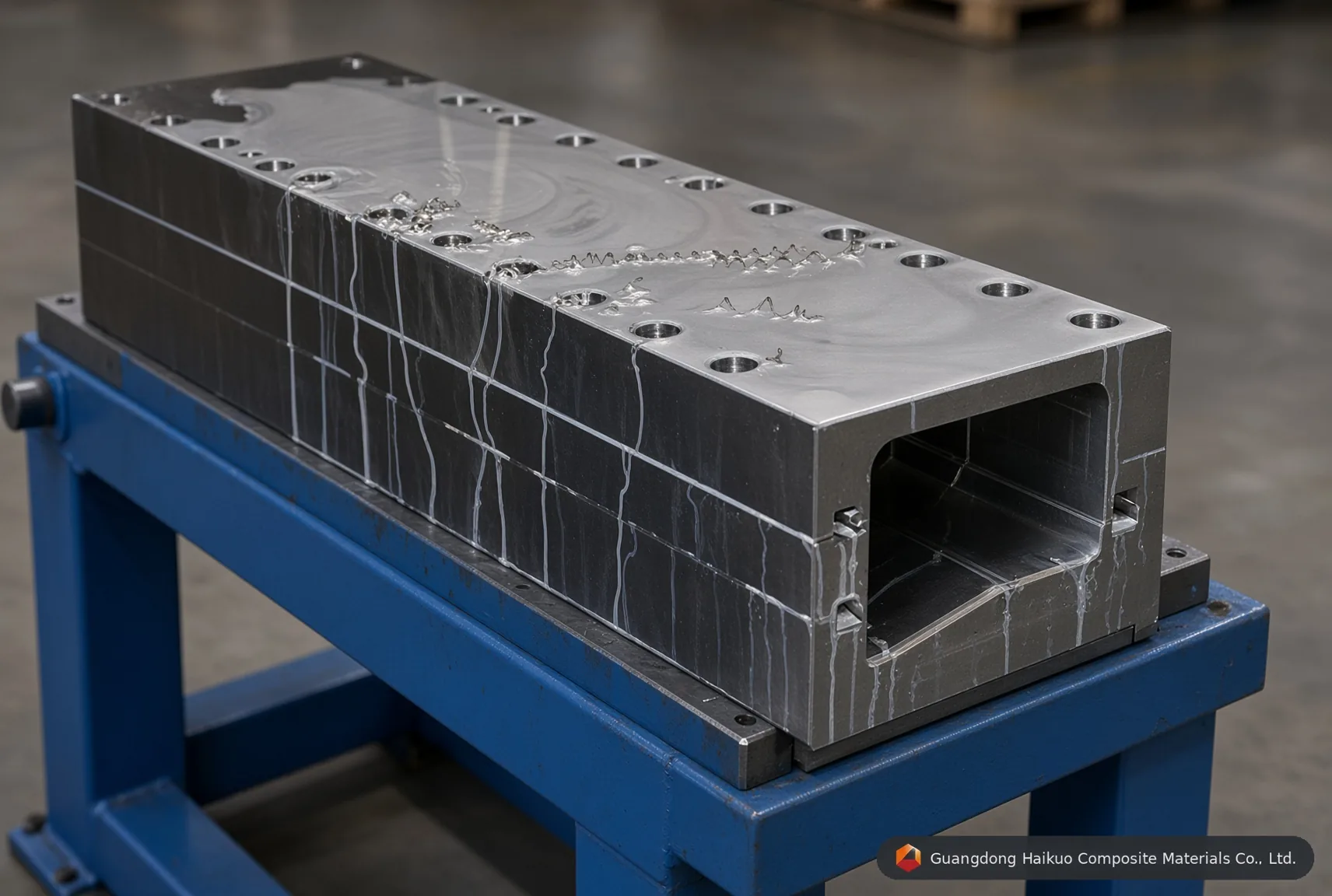 Proceso de fabricación de moldes de pultrusión de PRFV