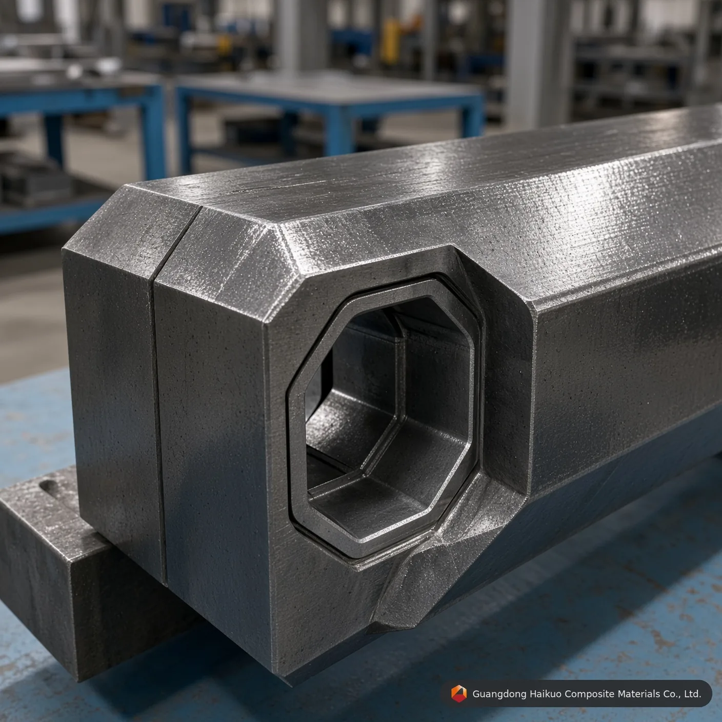 Molde de pultrusión para tubo octogonal de PRFV
