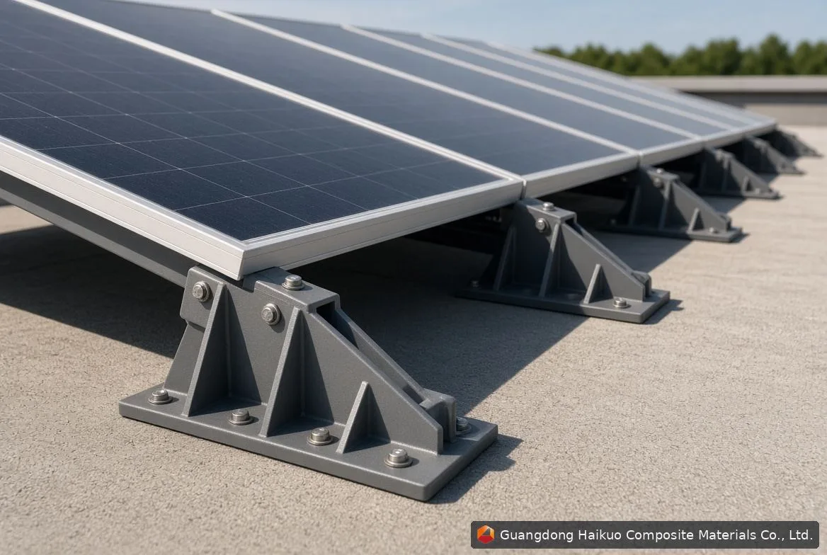 Soportes de montaje fotovoltaico solar de PRFV